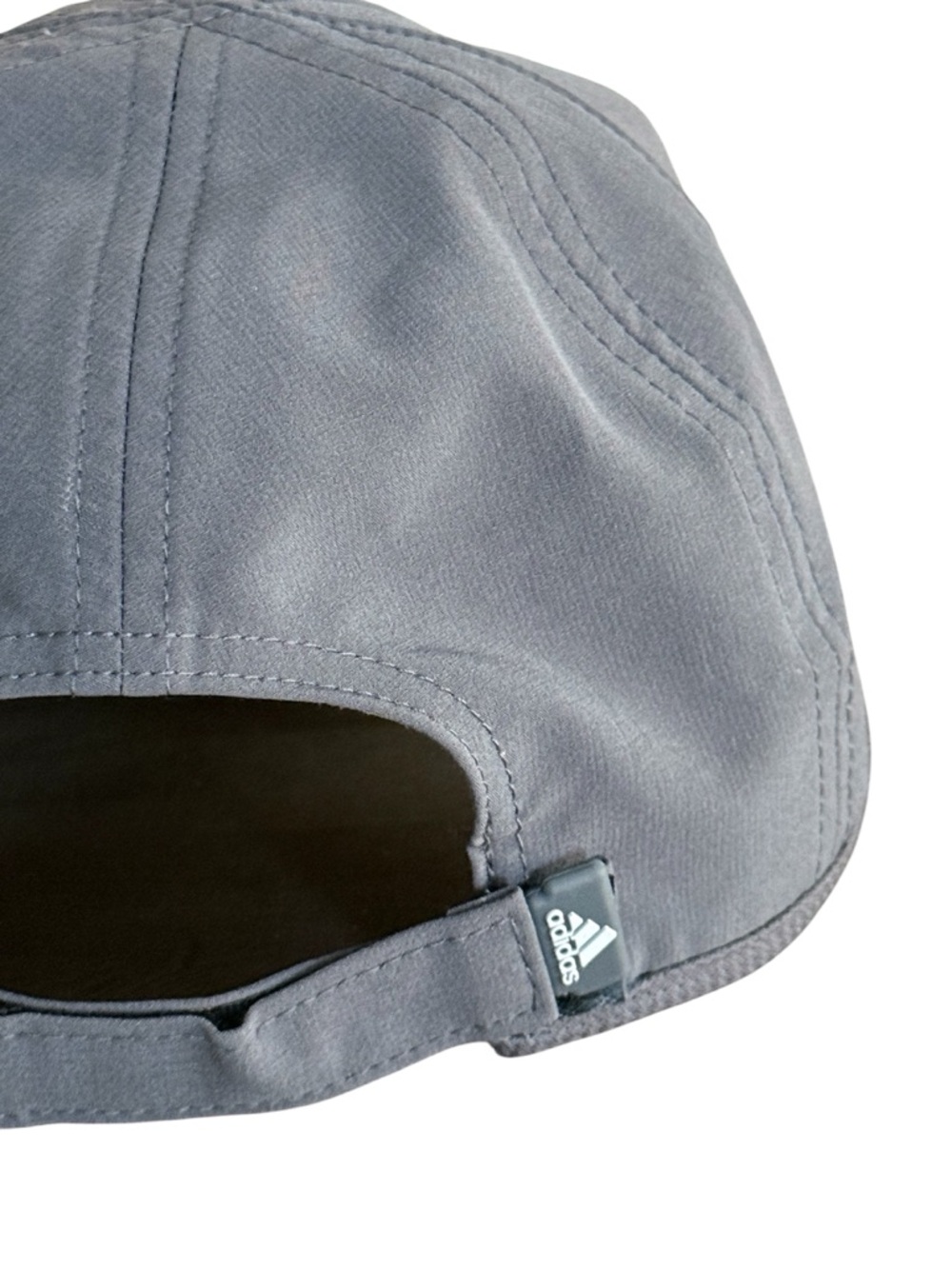 NWOT Adidas Women’s Grey Pink Baseball Cap with Pink Metallic Logo! One Size - Picture 5 of 12